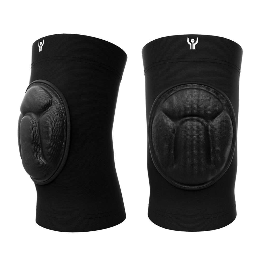 Great Call Athletics 2 Pack Kneepad Wrestling Thick Sponge Anti-slip Protective Compression Padded Knee Sleeve Jiu Jitsu MMA (Large/XL)