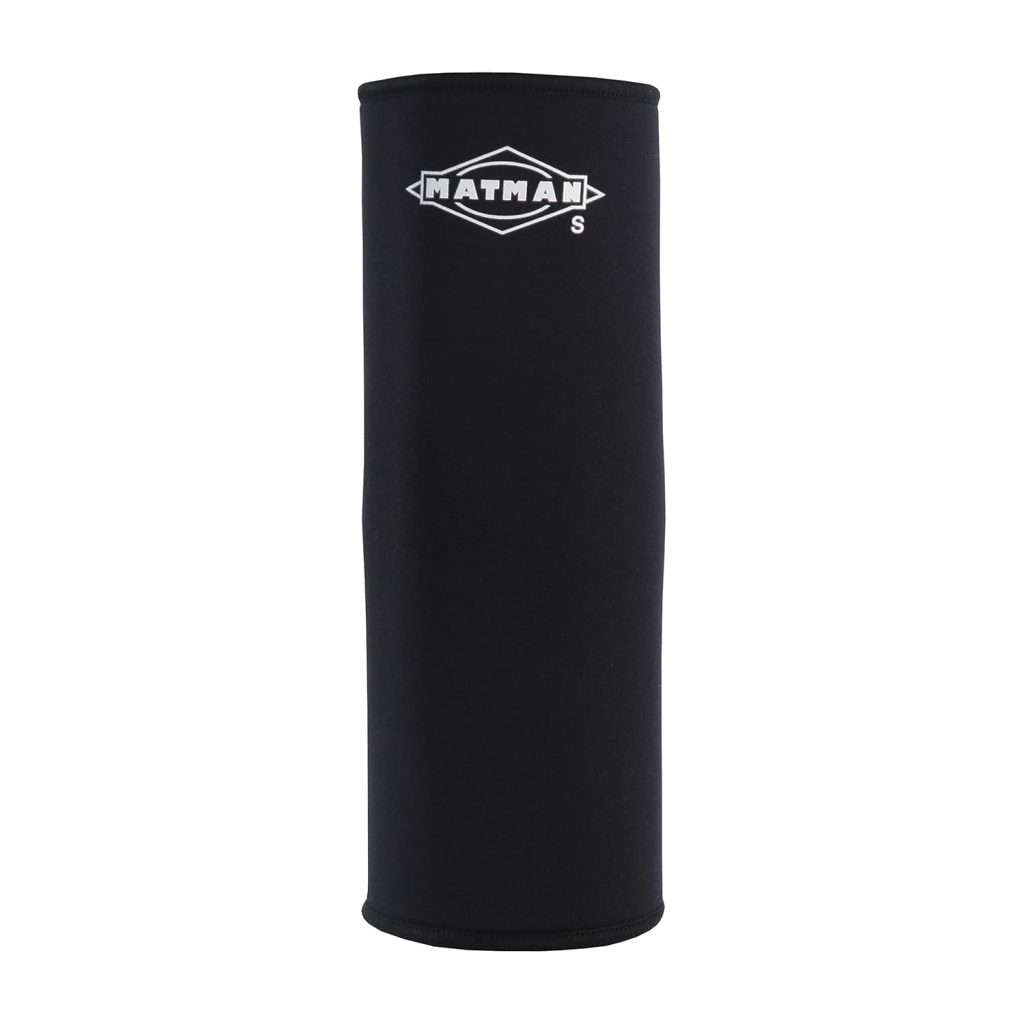 Matman Wrestling #44 Adult Neoprene Wrestlers Knee Sleeve, Black (X-Large)