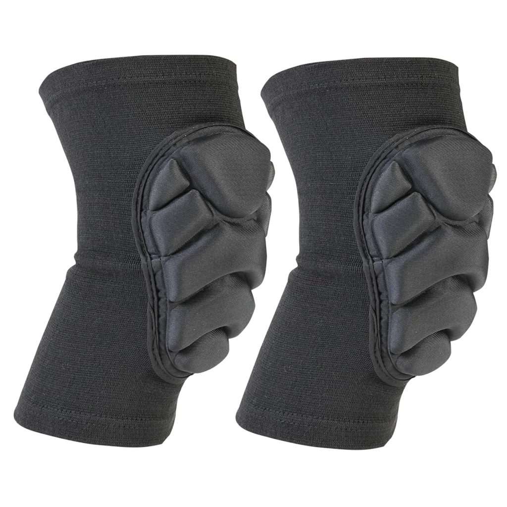 Wrestling Knee Pads Short Knee Sleeve 2 Pcs,Wrestling Leg Sleeves Thick Sponge Anti-slip Impact Protection Padding Compression Leg Sleeve,for Volleyball Basketball Football Youth Adult