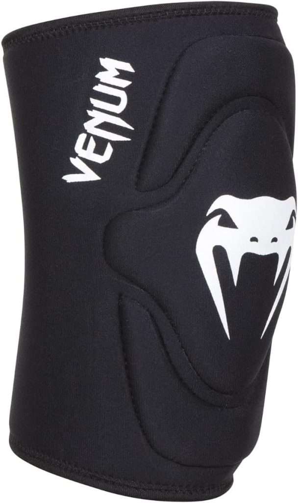 Venum “Kontact” Lycra/Gel Knee Pads, Black, X-Large