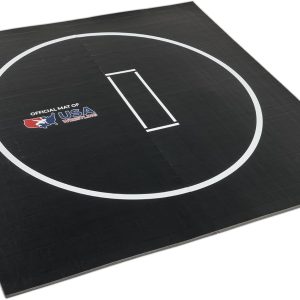 Dollamur 10'x10' Wrestling Mat, with Circles - 1