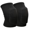 Anti slip sponge, soft and breathable men's, women's, girls', and children's black knee pads suitable for sports scenes such as volleyball, football, dance, yoga, wrestling, running, cycling, etc - 1