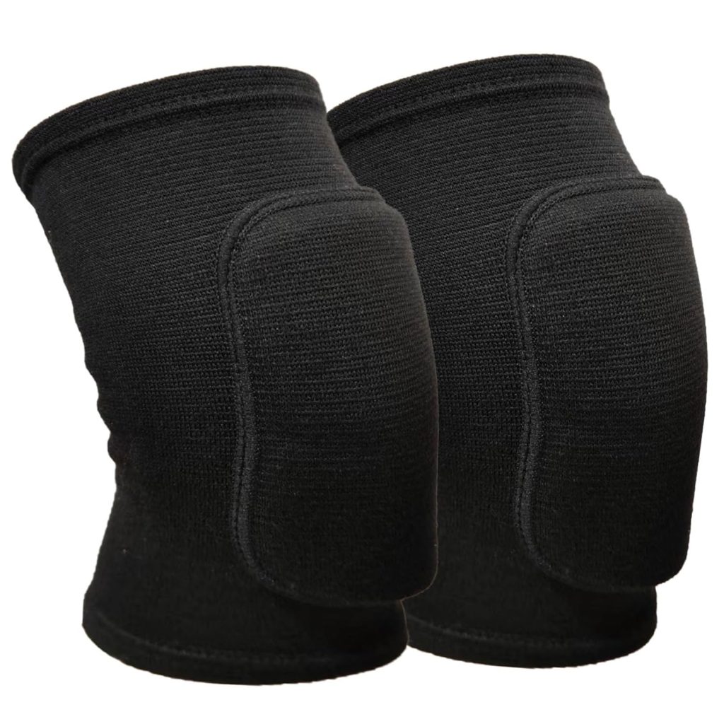 Anti slip sponge, soft and breathable men’s, women’s, girls’, and children’s black knee pads suitable for sports scenes such as volleyball, football, dance, yoga, wrestling, running, cycling, etc (Black, Small)