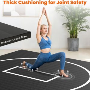 5x10-10x10-8x8 Wrestling Mat for Home - Roll Up Wrestling Mats for Kids, Foam Jiu Jitsu Mats,In Home Wrestling Mat, Folding Exercise Mats for BJJ, Grappling, Martial Arts, Boxing, MMA - 4