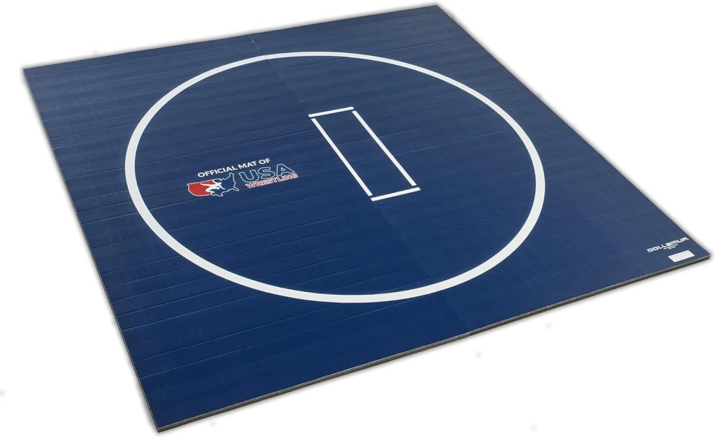 Dollamur 10’x10′ Wrestling Mat, with Circles