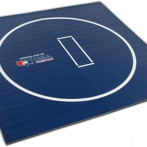 Dollamur 10'x10' Wrestling Mat, with Circles - 1