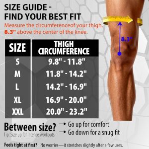 Frelaxy 3D Protective Knee Pads Compression Leg Sleeves, Padded Knee Support for Wrestling, Basketball, Volleyball, Training, Knee Protective Gear for Youth, Women & Men - 6