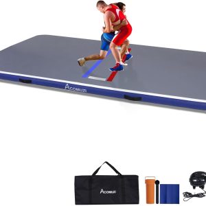 Inflatable Wrestling Mat 13FT-10FT-5FT, Portable Jiu Jitsu Mats Wrestling Mat for Home, Outdoor or Indoor Training Mat for Water Yoga, Gymnastics, BJJ, MMA - 1