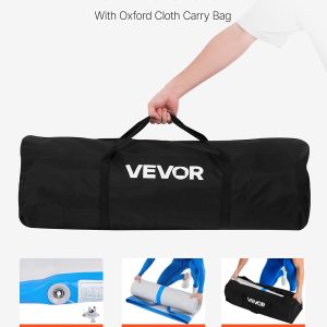 VEVOR 13ft -10ft -5ft Wrestling Mat, Martial Arts Inflatable Wrestling Mat for Home Gym Workouts Exercise, Waterproof PVC Roll-Up Training Mats for Gymnastics, Tatami, Jiu Jitsu BJJ MMA Judo, Boxing - 5