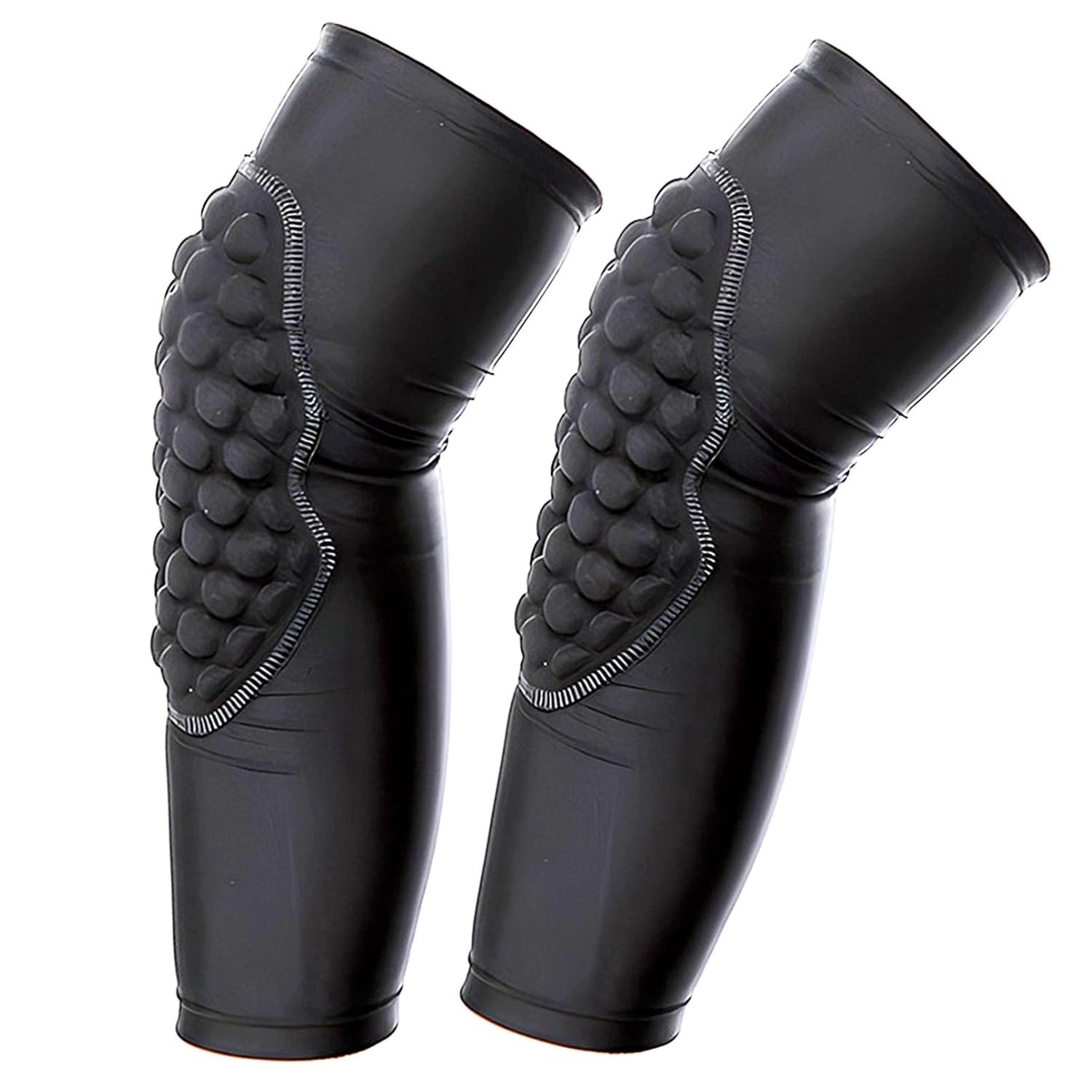 Youth Padded Compression Knee Sleeves 1 Pair, Shock-Absorbing Protection for Sports & Play S - 1