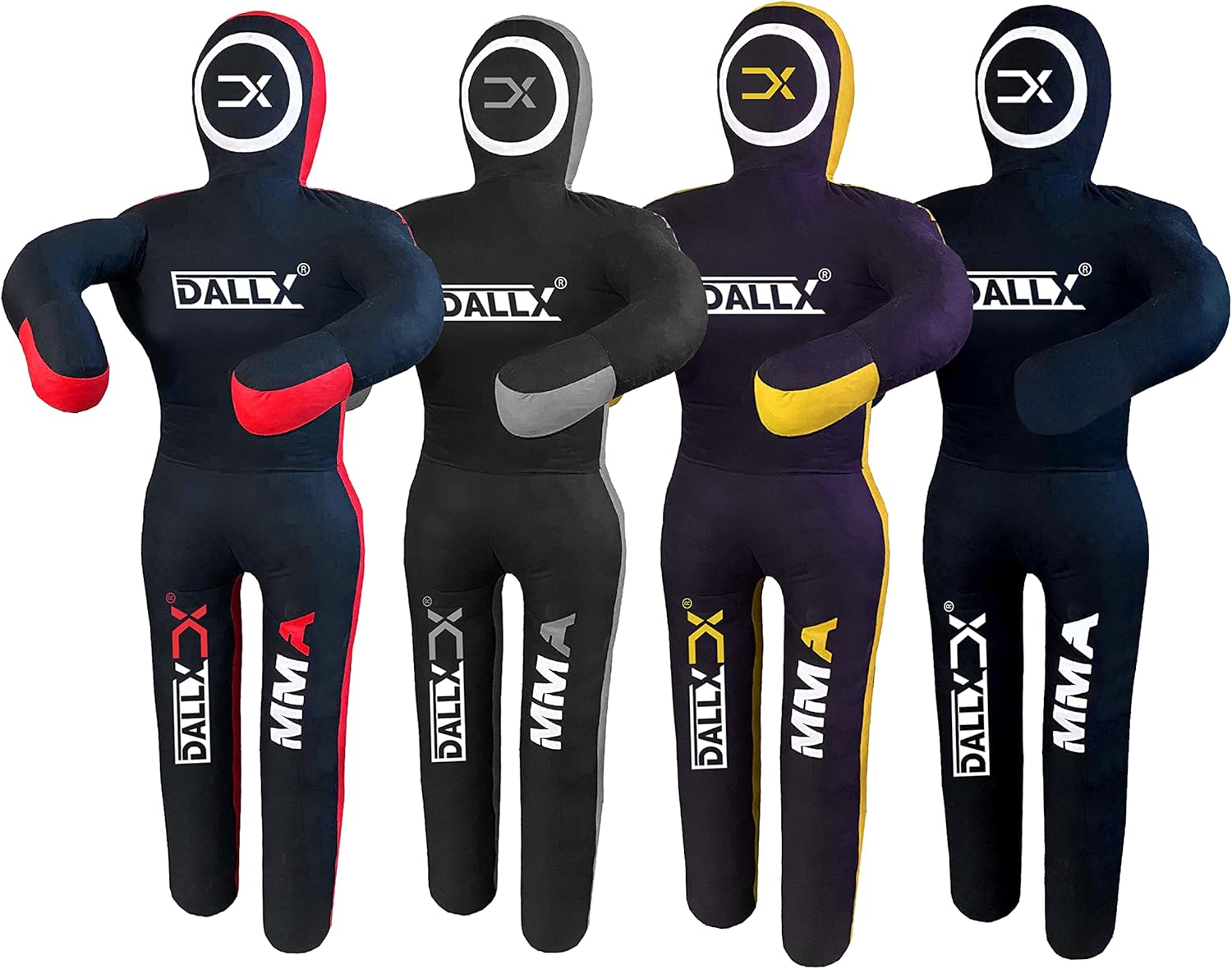 DALLX MMA Grappling Dummy BBJ Wrestling Brazilian Jiu Jitsu Punching Bag Judo Karate Throwing Boxing Fighting Dummy Self Defense Standing Position – UNFILLED - 1