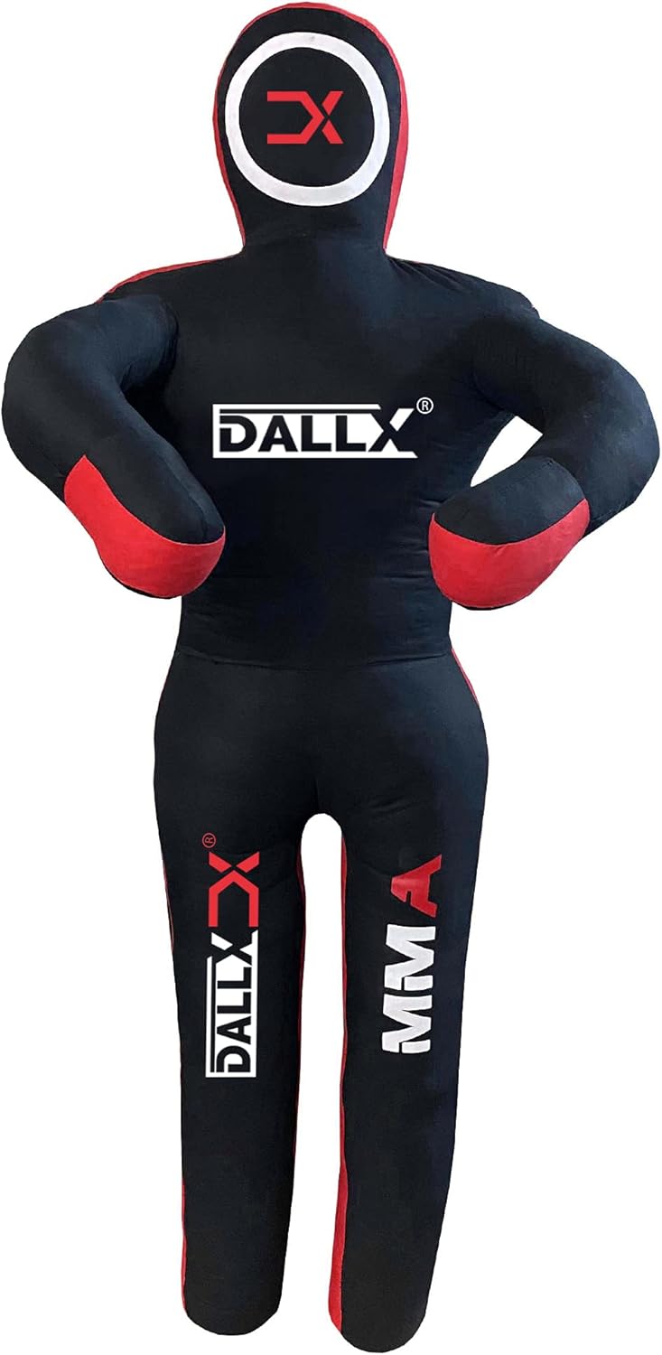 DALLX MMA Grappling Dummy BBJ Wrestling Brazilian Jiu Jitsu Punching Bag Judo Karate Throwing Boxing Fighting Dummy Self Defense Standing Position – UNFILLED - Image 5