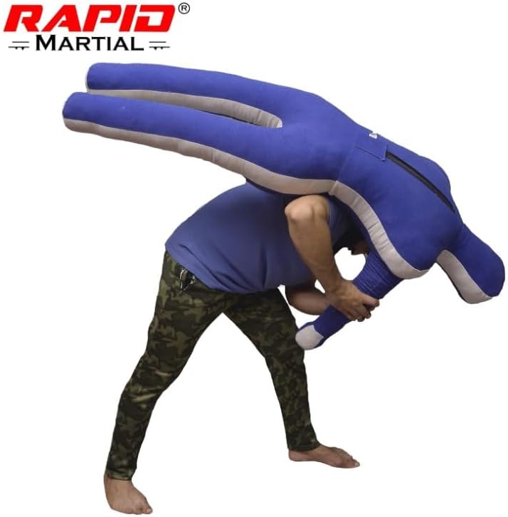 Grappling Dummy for MMA, BJJ & Wrestling – 5FT/6FT Unfilled Training Dummy with Moveable Arms & Legs for Judo & Throw Practice - Image 4