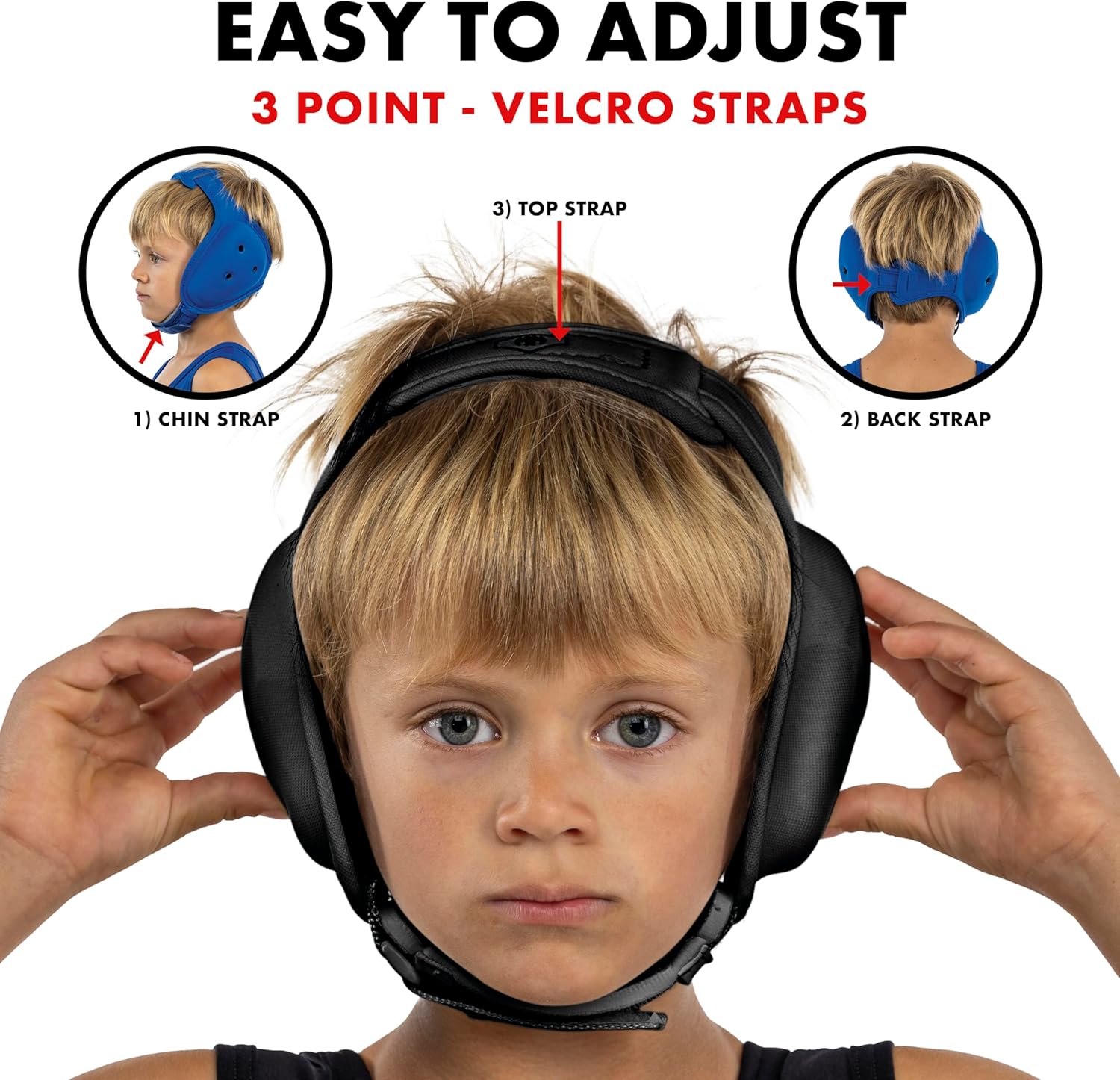 Matman Dynasty Youth Wrestling Headgear – Kids Soft & Comfortable Protective Ear Guards for Wrestling, BJJ & MMA - Image 6