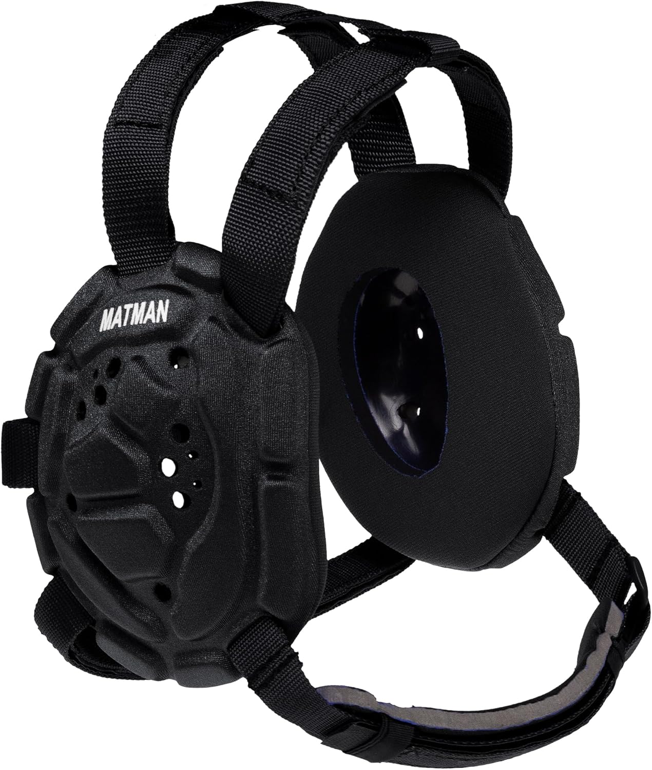 Matman Medalist Adult Wrestling Headgear – Easy-Adjust, Snug Fit Protective Headgear for Wrestling, BJJ & MMA(Gold) - 1