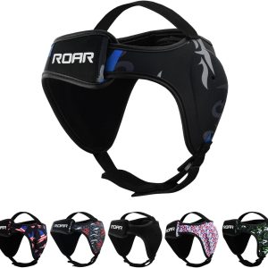 ROAR-INT Wrestling Headgear Men BJJ Ear Guard Protection MMA Grappling Cauliflower Helmet - 1
