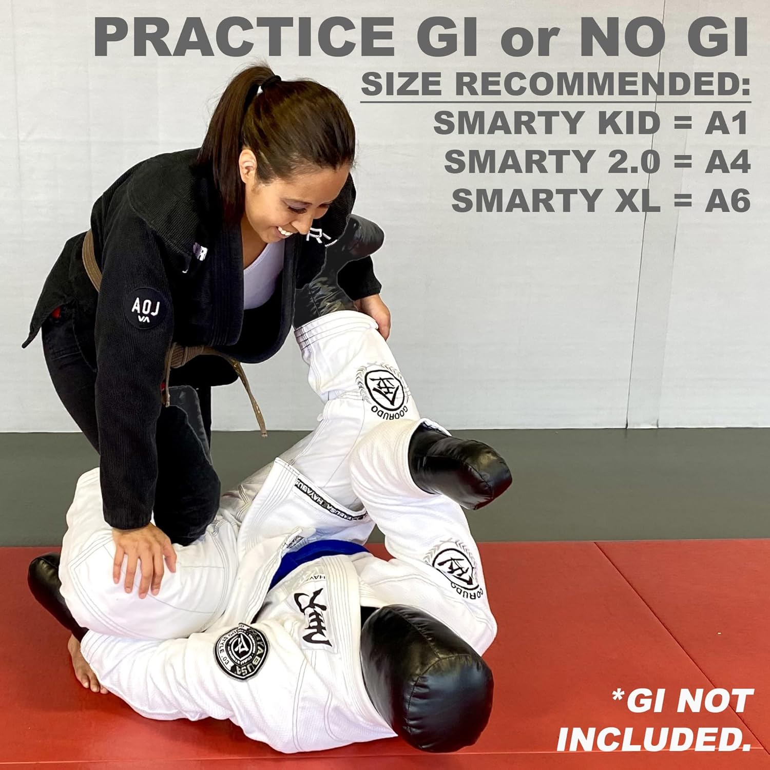 SMARTY 2.0/XL/Kid (Unfilled) Grappling Dummy for BJJ, Jiu-Jitsu, MMA, Wrestling, Martial Arts Practice, Self-Defense Training Dummies - 3 Sizes: 2.0 Adult, XL, or Kid - Image 3
