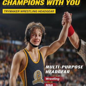 Alternative view of Trymaker Wrestling Headgear, Youth Wrestling Head Gear with Chin Cup, Sorf Ear Guard for MMA, Jiu-Jitsu (for Users Age 10+)