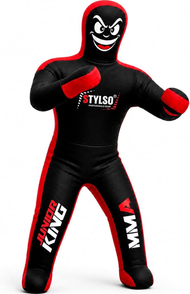 Unfilled Wrestling Dummy for Kids – Youth Grappling Dummy BJJ, MMA, Jiu Jitsu & Judo Training Partner – Durable Martial Arts Practice Buddy