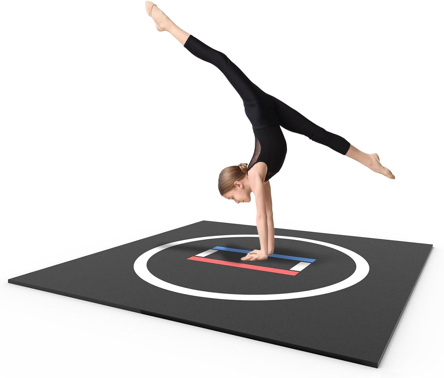 10'x10'/10'x6.6' Wrestling Mat -1.2" Thick Durable BJJ Jiu Jitsu Mats, 3-Layer Anti-Slip, Odor-Control & Waterproof Surface - Roll-up/Foldable Grappling Mat for MMA, Grappling - Image 2