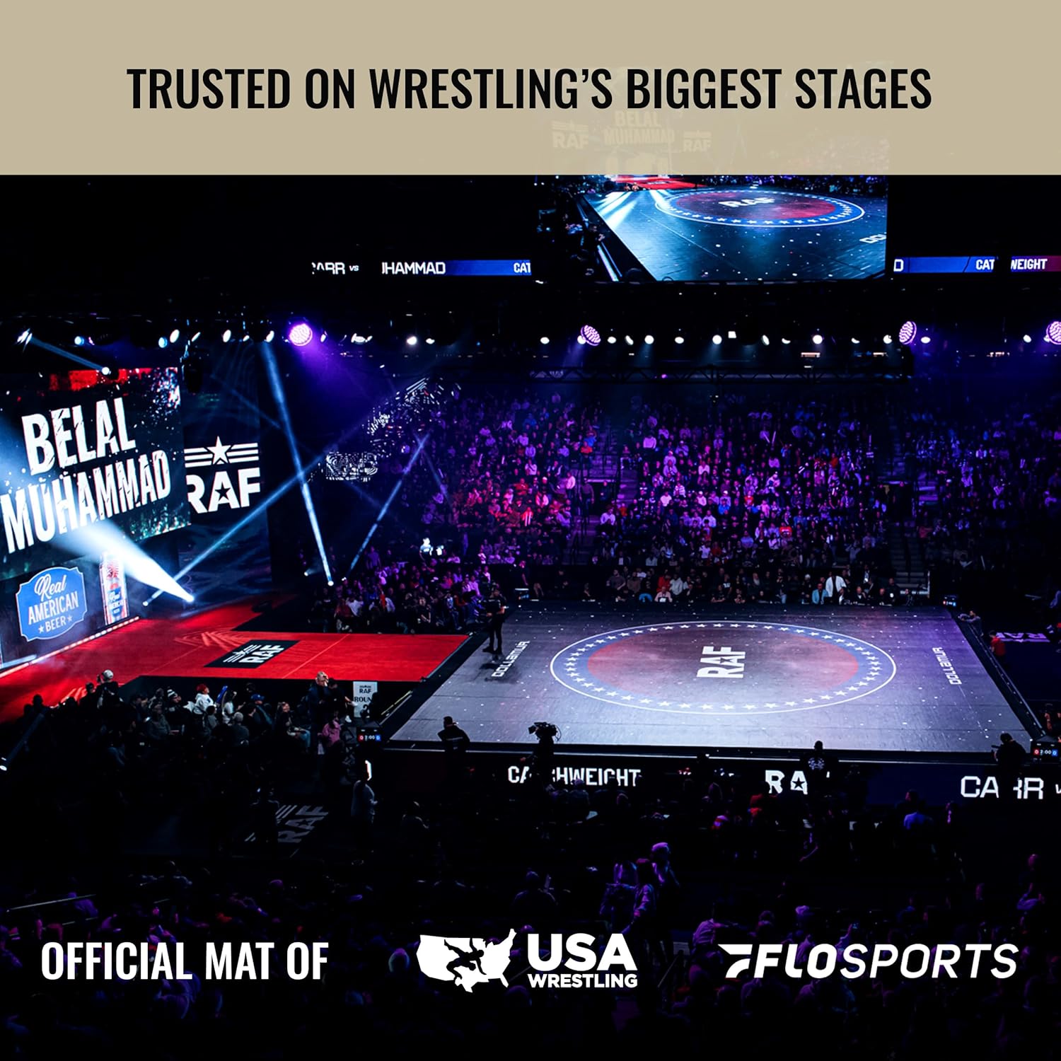 Dollamur Wrestling Mat for Home, 5'x10', Portable, Lightweight-Made in USA | Premium Home Wrestling Mats. Portable, Non-Slip Surface, Shock Absorbing Foam, Pro-Grade Performance - Image 4