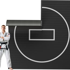 Multi-Size Foam-Inflatable Wrestling Mat - Durable Jiu Jitsu Mats, 10'x10' Wrestling Mats for Home, Flexi Roll Judo Training Mat for MMA, Grappling,BJJ, Martial Arts & Boxing - 1
