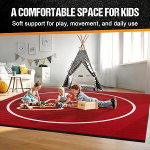Alternative view of Wrestling Mat for Home, 10' x 10' / 8' x 8'/ 5' x 10' Grappling Mat for BJJ, MMA, Jiu Jitsu, Judo, Gym, Roll-Up Wrestling Practice Mat for Kids & Adults，Easy to Clean Indoor/Outdoor