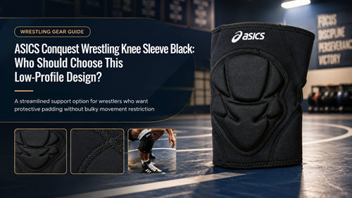 ASICS Conquest Wrestling Knee Sleeve Black: Who Should Choose This Low-Profile Design?