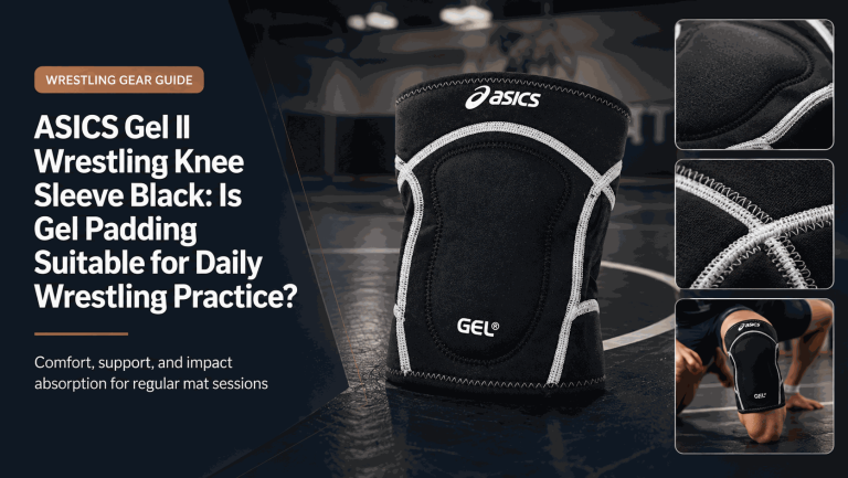 ASICS Gel II Wrestling Knee Sleeve Black: Is Gel Padding Suitable for Daily Wrestling Practice?