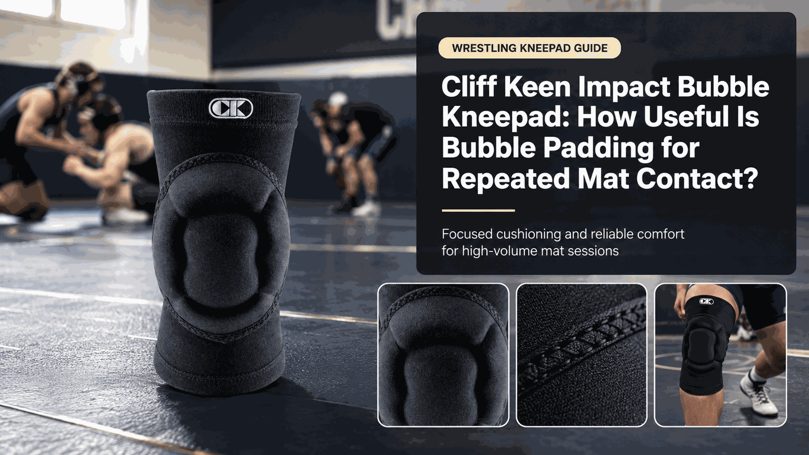 Cliff Keen Impact Bubble Kneepad featured image