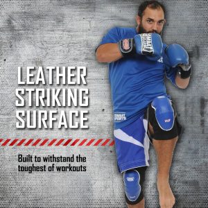 Alternative view of Combat Sports MMA Advanced IMF Tech™ Knee Pads – Injected Molded Foam, Leather Striking Surface, Neoprene Sleeve Support (Large, New)