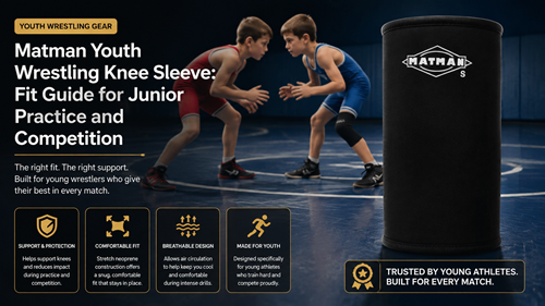 Matman Youth Wrestling Knee Sleeve: Fit Guide for Junior Practice and Competition