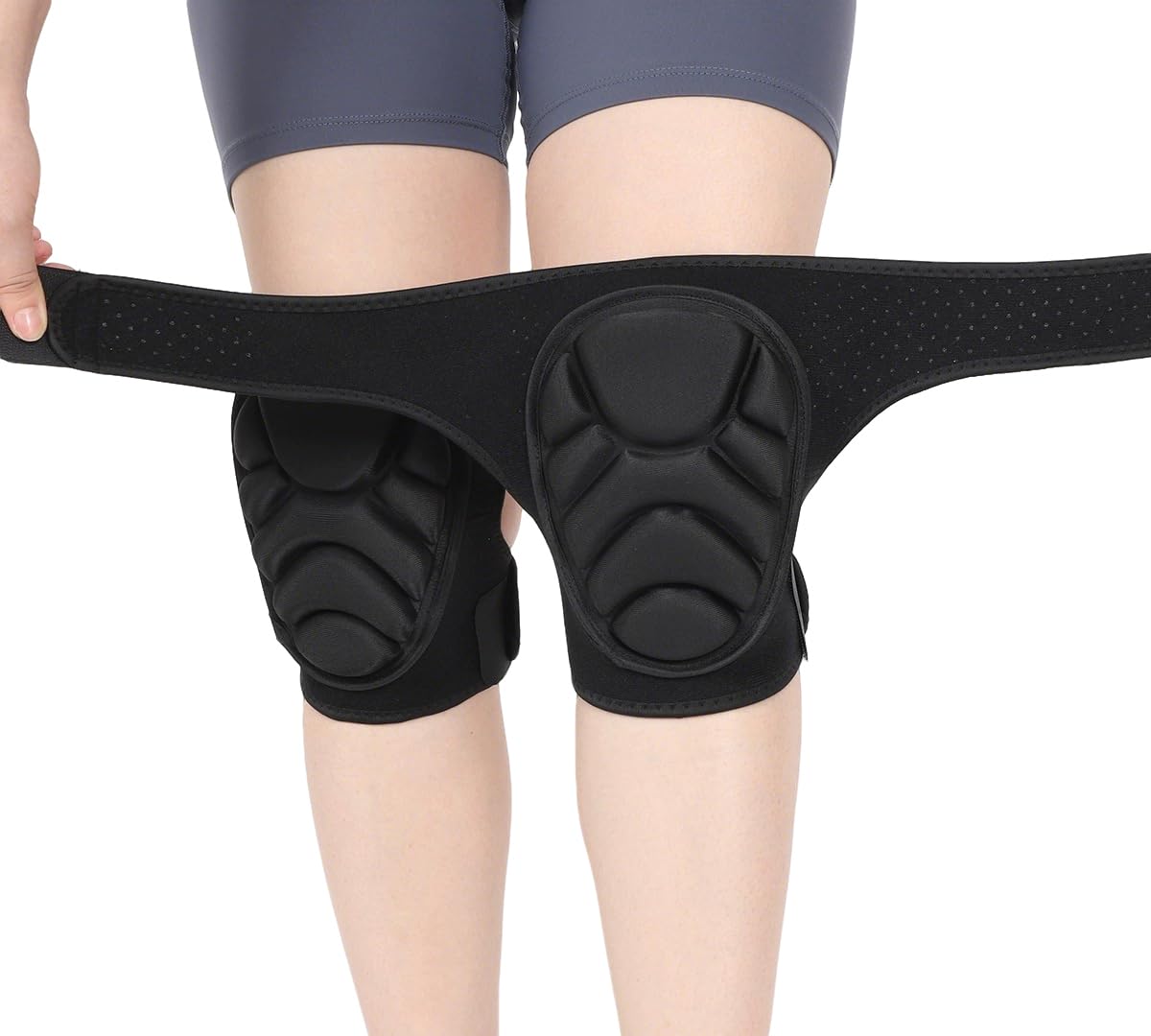 Wrestling Knee Pads for Men Women, Dance Knee Pad for Women Men Wrestling Knee Pad Wrestling Gear, Crash Pad Roller Skating Gear Knee Protector, Soft Knee Pads for Basketball Volleyball - 1