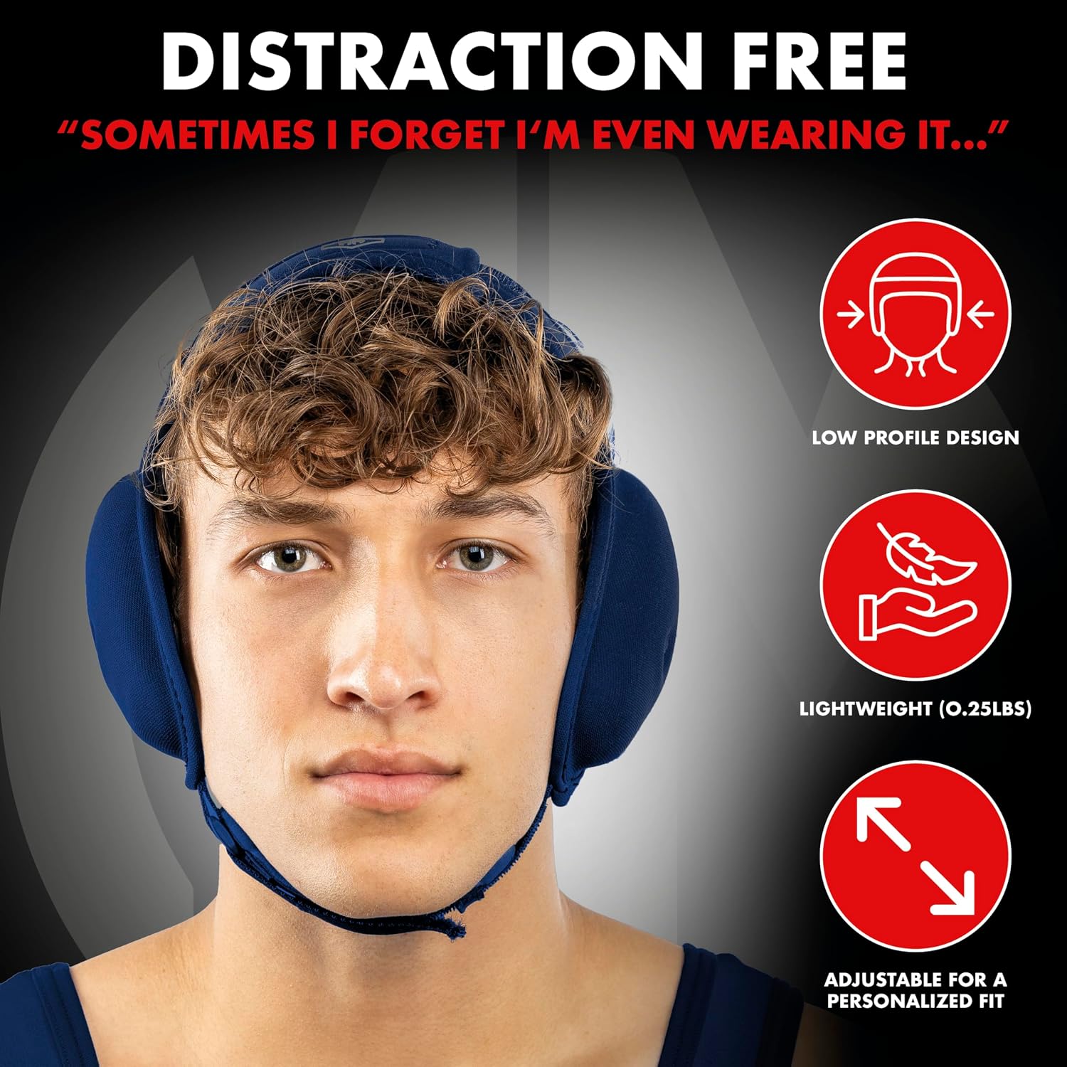 Matman Dynasty Wrestling Headgear & Protective Ear Guards for BJJ & MMA - Image 4