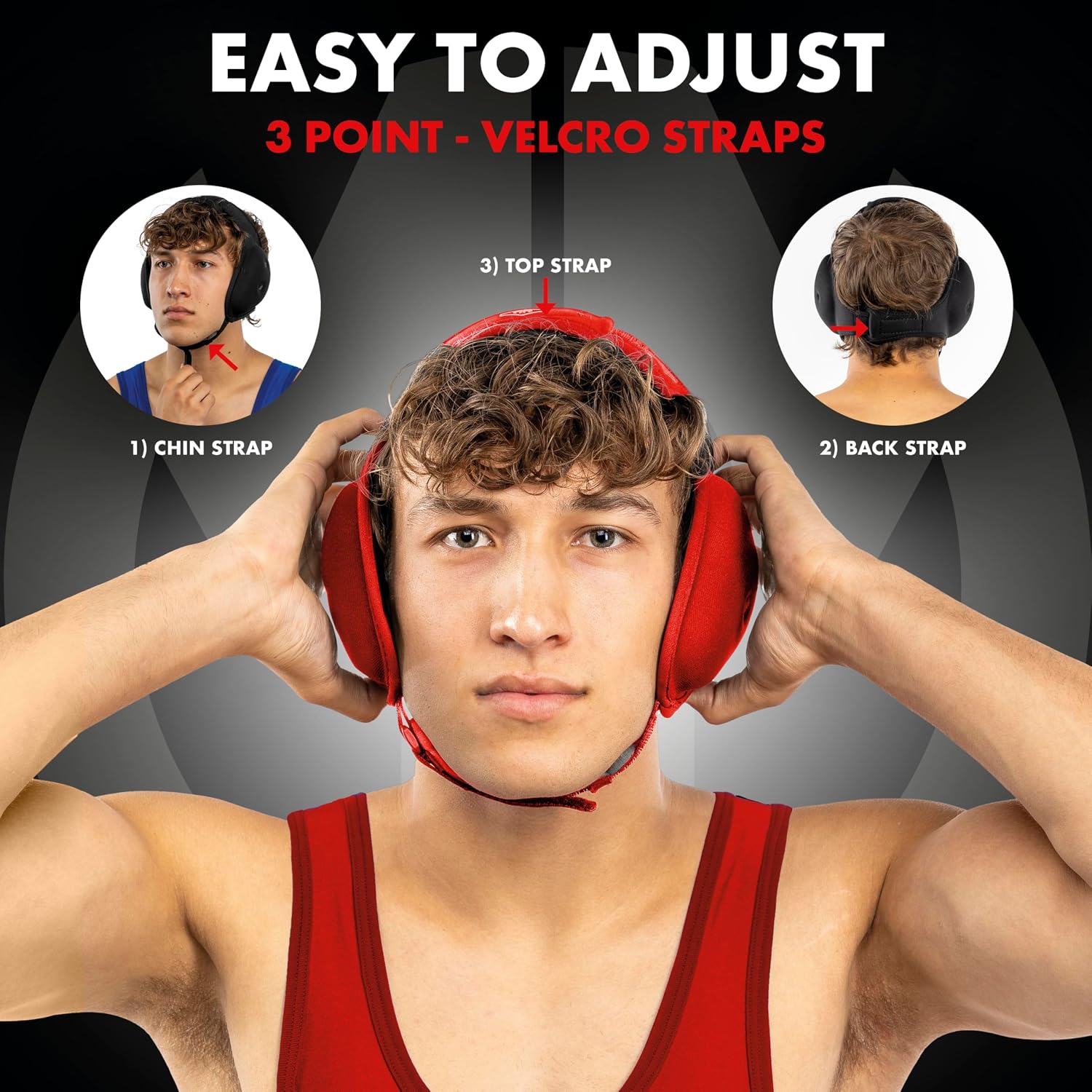 Matman Dynasty Wrestling Headgear & Protective Ear Guards for BJJ & MMA - Image 5