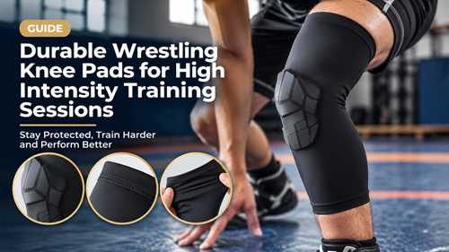 Durable Wrestling Knee Pads for High Intensity Training Sessions