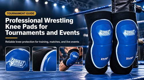 Professional Wrestling Knee Pads for Tournaments and Events